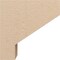 Ekena Millwork 7"W x 14"D x 14"H Classic Clemmons Rough Cedar Woodgrain TimberThane Corbel, Primed Tan CORUR07X14X14CLERCPR - alternate 4